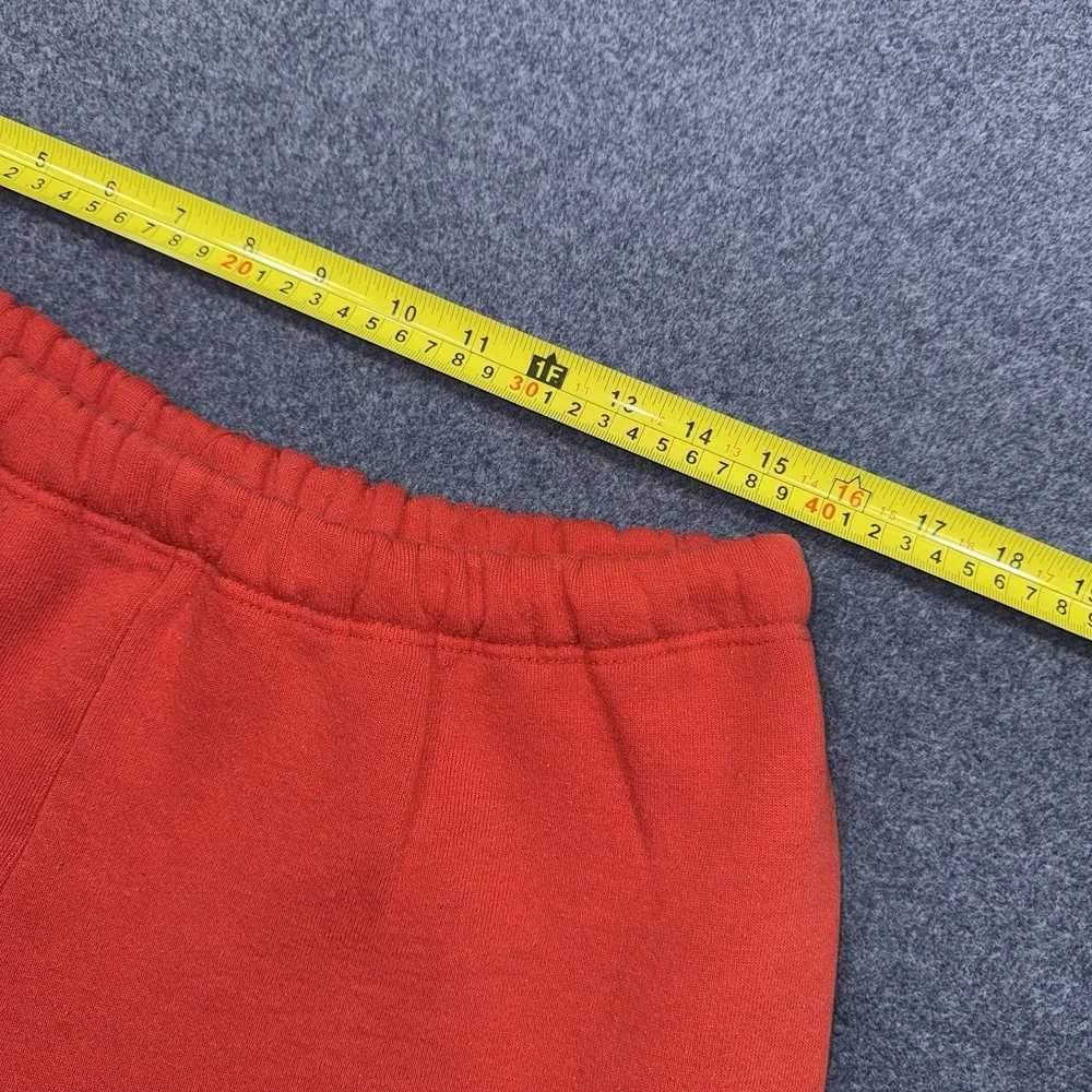 Vintage Russell Athletic Sweatpants Red Fleece Joggers Mens Large Y2K Made USA